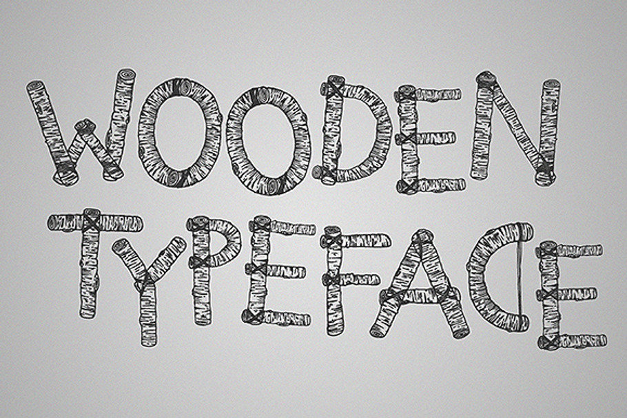 Limber Limb – a wooden typeface in Illustrations - product preview 8
