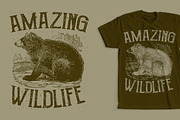 Amazing Wildlife T-Shirt Design