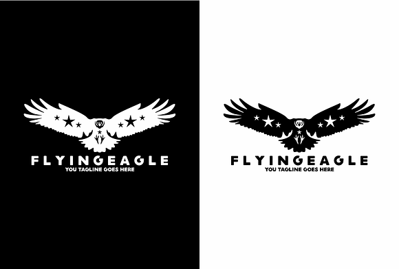 Flying Eagle in Logo Templates - product preview 1