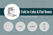 Fold in Cube & Flat Boxes