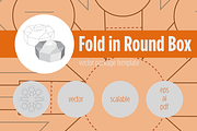 Fold In Round Box