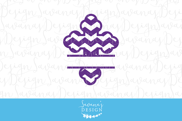 Monogram Cross SVG in Illustrations - product preview 3