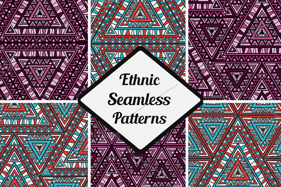 12 Vector Seamless Patterns in Patterns - product preview 8
