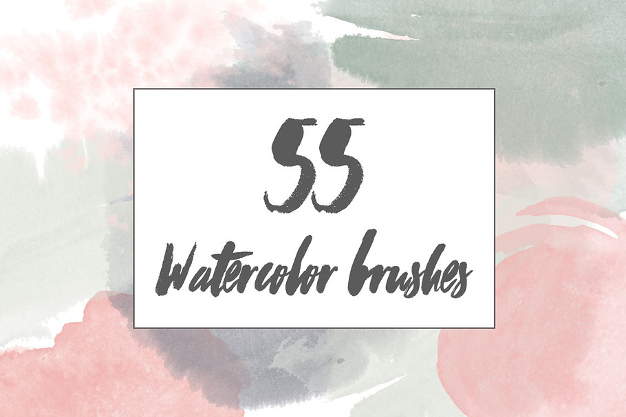 55 Watercolor Brushes in Photoshop Brushes - product preview 8