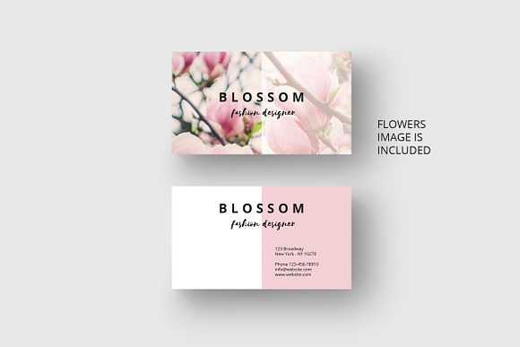 Business card bundle + images No. 01 in Business Card Templates - product preview 6