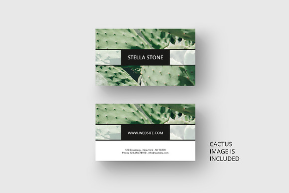 Business card bundle + images No. 01 in Business Card Templates - product preview 7