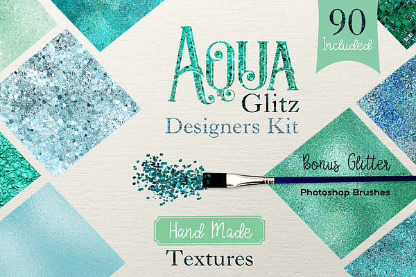 Aqua Glitz Designer Kit