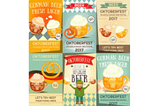 Oktoberfest Beer Festival Posters