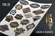 16 Vintage logos & badges