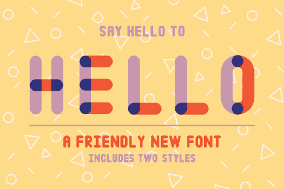 Hello - Font in Display Fonts - product preview 8