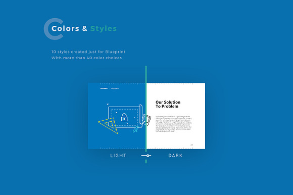 BLUEPRINT Template in PowerPoint Templates - product preview 1