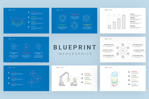 BLUEPRINT Template in PowerPoint Templates - product preview 5
