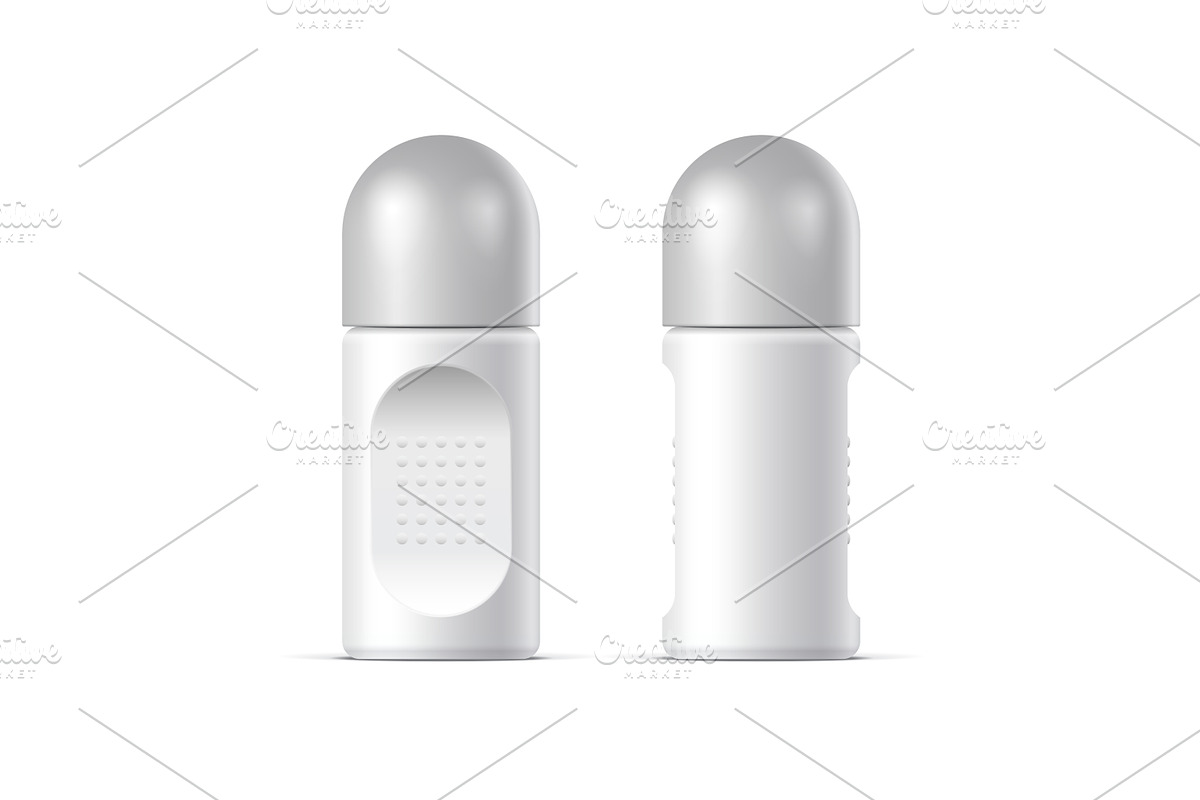 Realistic White Cosmetics bottle in Product Mockups - product preview 8