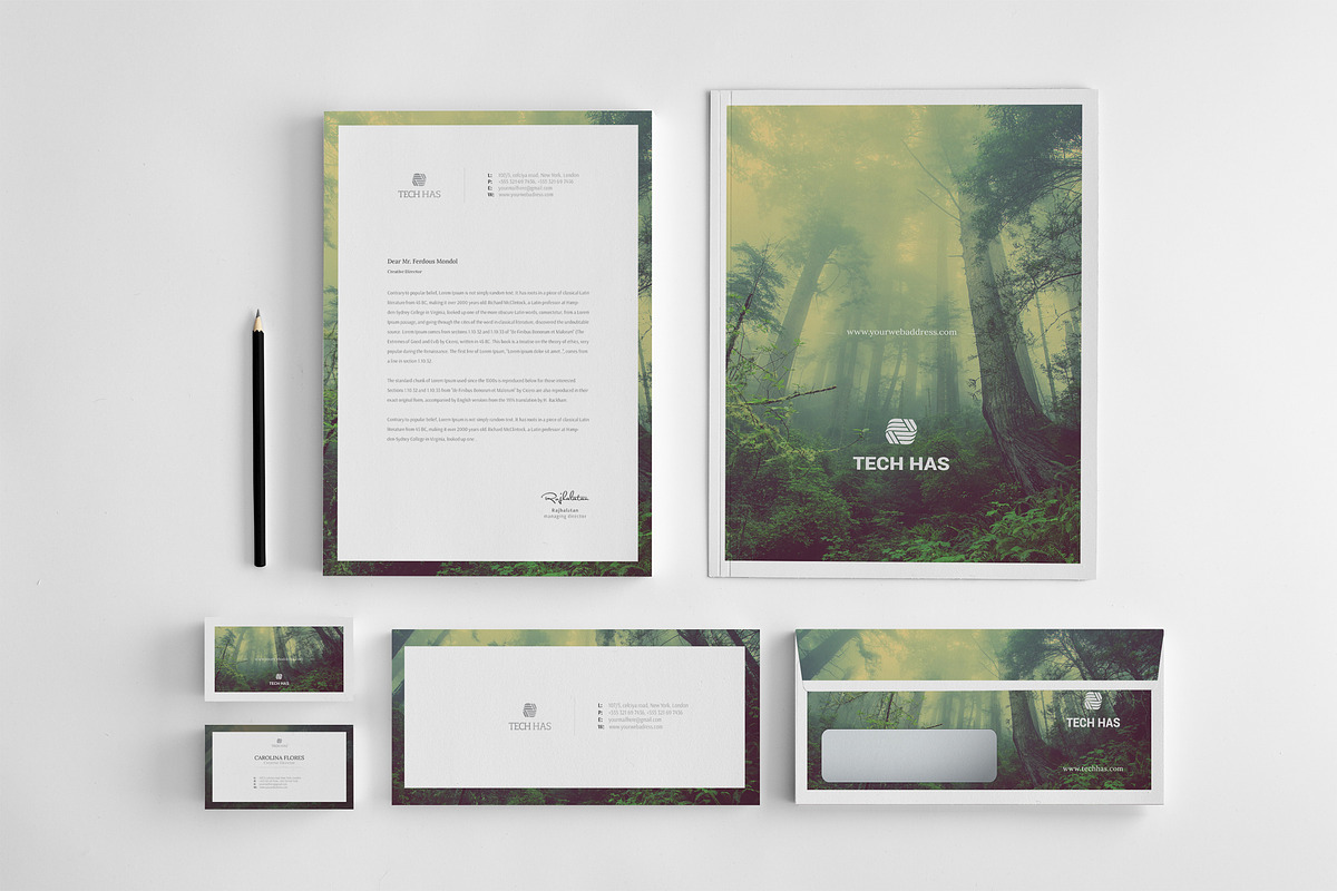 Branding Corporate Identity  in Branding Mockups - product preview 8