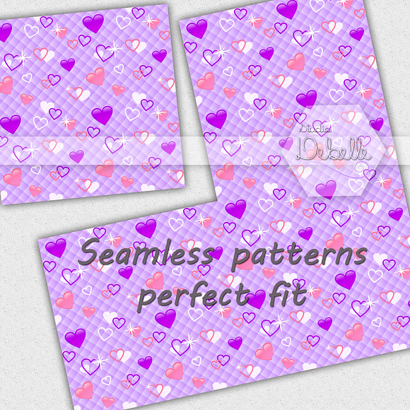 Pink Fashion Digital Paper pattern in Patterns - product preview 3