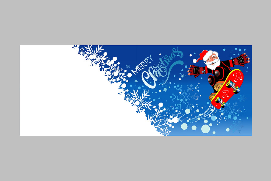 Christmas Card. Santa Claus. Vector in Illustrations - product preview 8