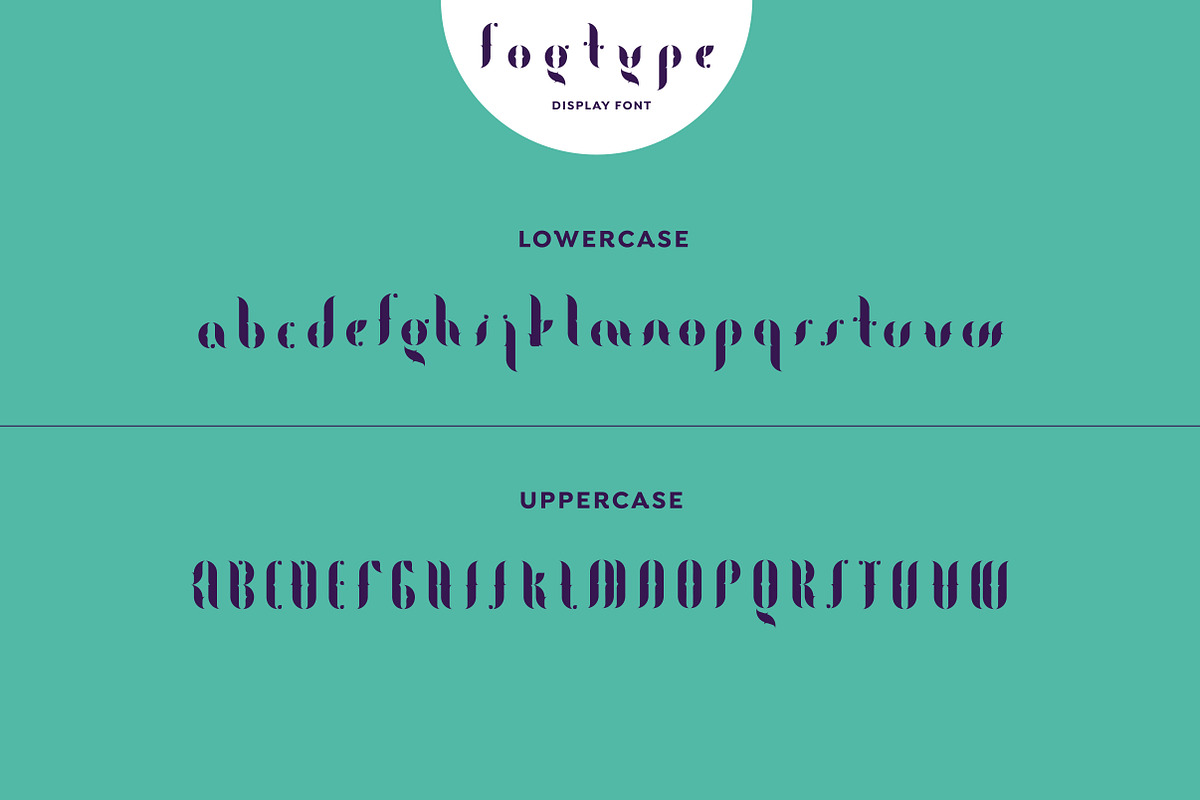 Fogtype display font in Display Fonts - product preview 8