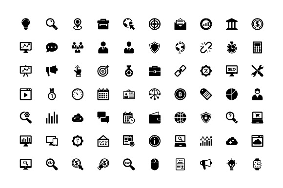 350 SEO and Digital Marketing Icons  in Marketing Icons - product preview 3