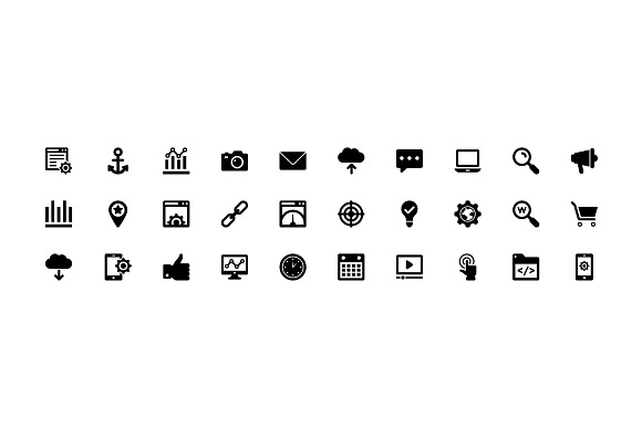 350 SEO and Digital Marketing Icons  in Marketing Icons - product preview 5