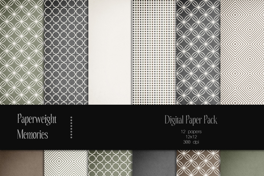 Patterned Paper - Elements of Nature