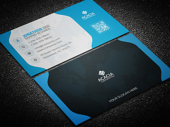 Mus Business Card in Business Card Templates - product preview 1