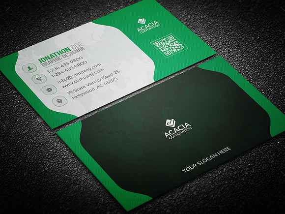Mus Business Card in Business Card Templates - product preview 2