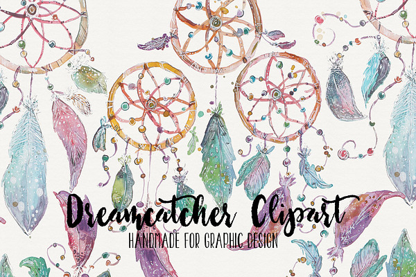 Dreamcatcher+Feather Clipart