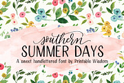 Southern Summer Days Font