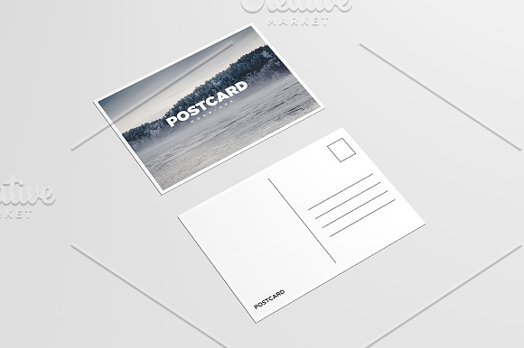 A6 Flyer / Postcard Mock-Up in Print Mockups - product preview 2
