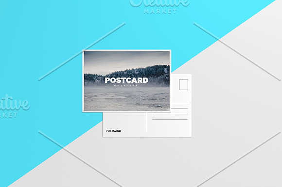 A6 Flyer / Postcard Mock-Up in Print Mockups - product preview 13