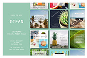 INSTAGRAM TEMPLATE PACK : TROPICAL