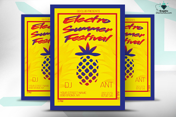 Electro Summer Festival Flyer