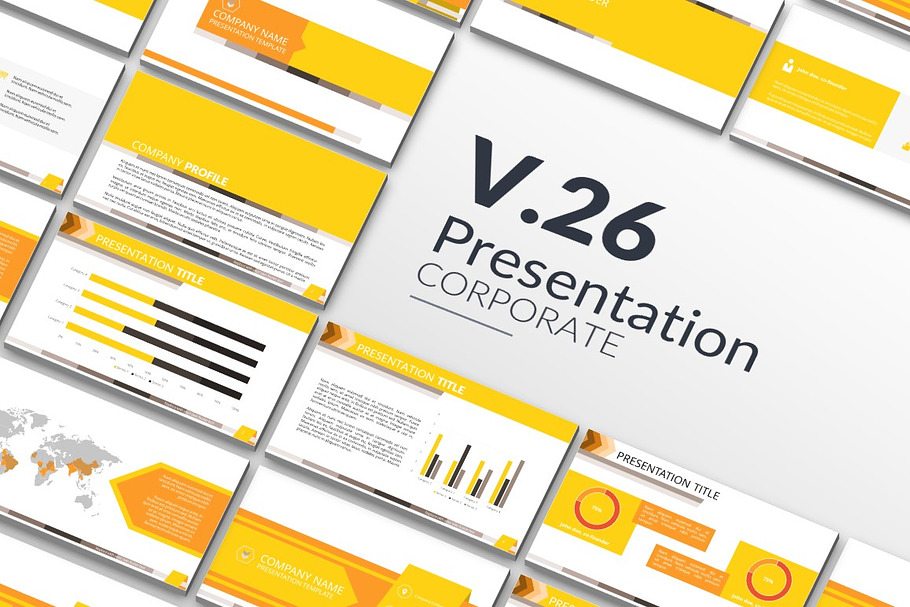 Presentation Corporate 26 in PowerPoint Templates - product preview 8