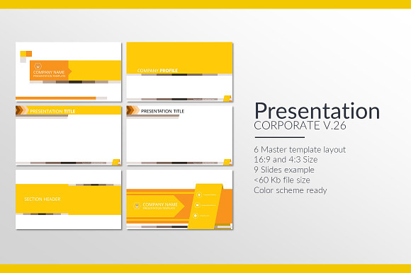 Presentation Corporate 26 in PowerPoint Templates - product preview 1