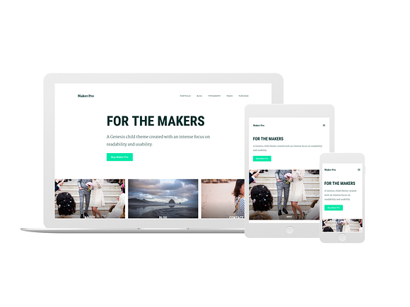 WordPress Business Theme- Maker Pro in WordPress Business Themes - product preview 1
