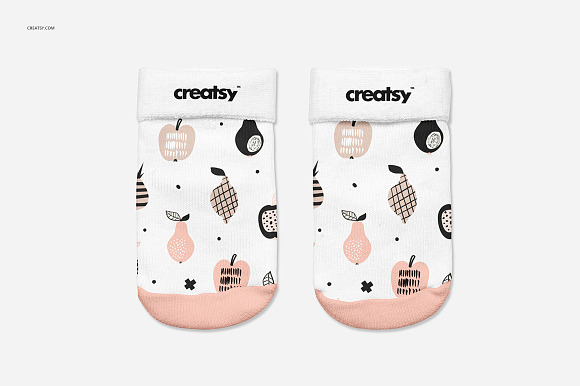 Baby Socks 3 Mockup Set in Product Mockups - product preview 1