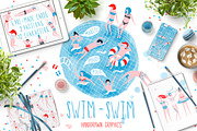 Swim-Swim | HandDrawn Graphics