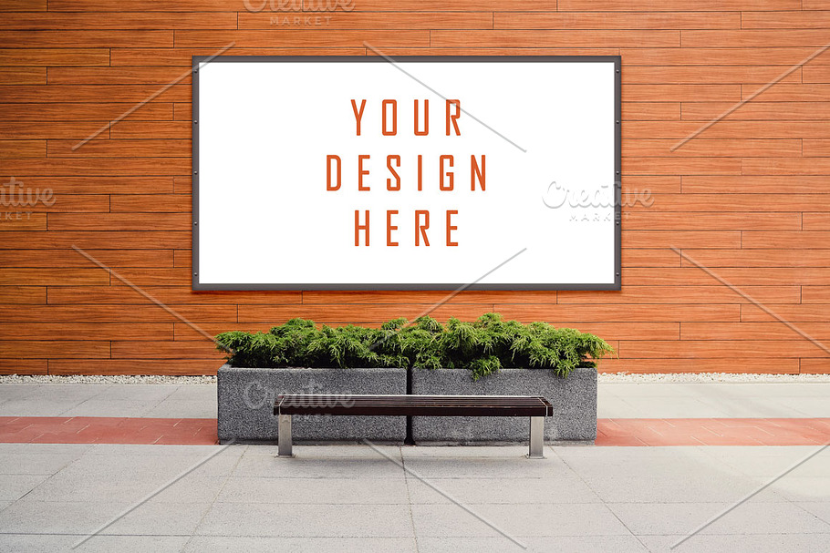 Street Billboard Mockup Template in Mockup Templates - product preview 8