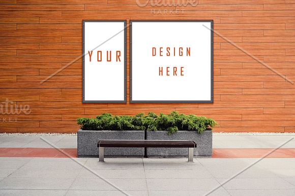 Street Billboard Mockup Template in Mockup Templates - product preview 4