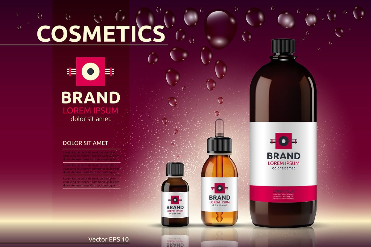 Vector body care cosmetic mockup in Product Mockups - product preview 8