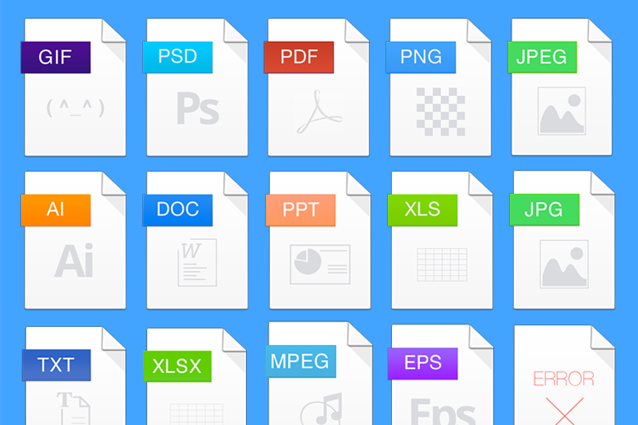 Flat File Icons in Graphics - product preview 8