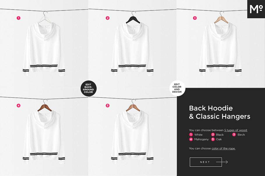 Hoodie & Hangers Mock-ups Set | Creative Product Mockups ...