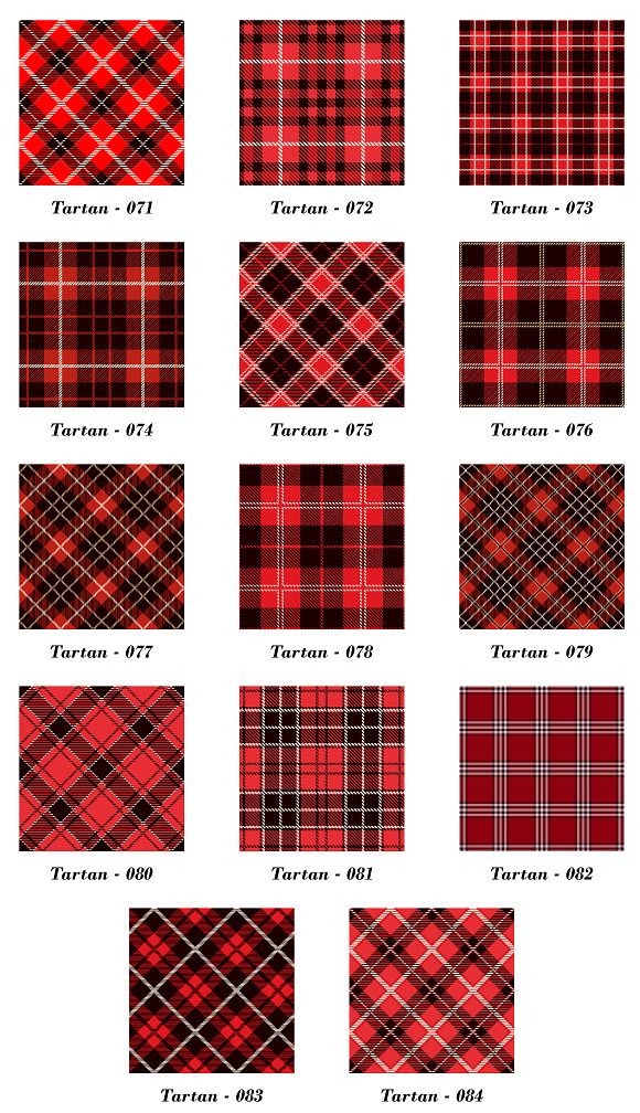 Seamless  Tartan Pattern Part -06 in Patterns - product preview 1