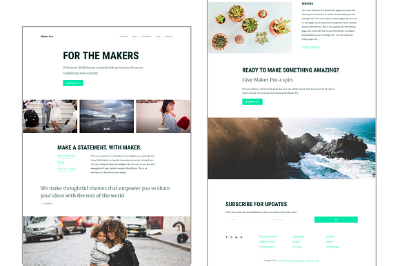 WordPress Business Theme- Maker Pro in WordPress Business Themes - product preview 2