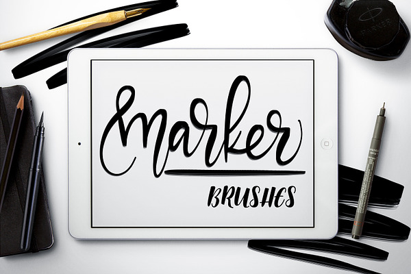 Marker brushes - Procreate