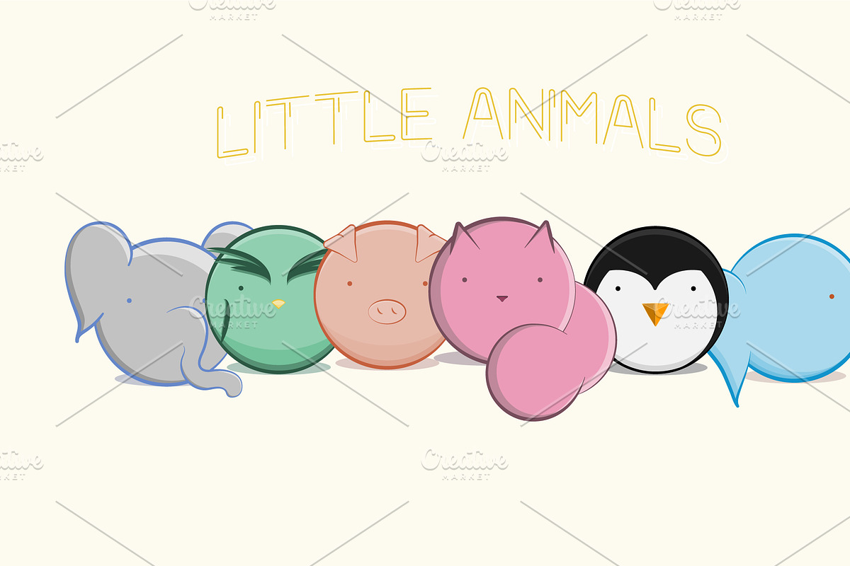 Little Animals Kit in Illustrations - product preview 8
