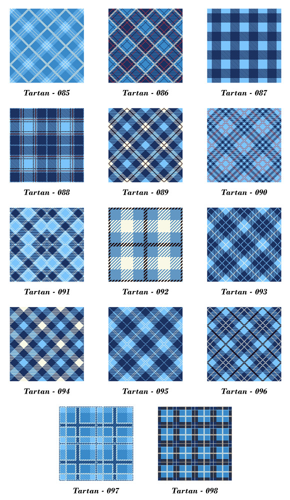 Seamless  Tartan Pattern Part -07 in Patterns - product preview 1