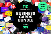 110 in 1 Business Card Templates