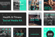 Health & Fitness Social Media Kit