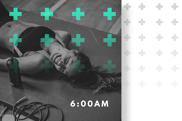 Health & Fitness Social Media Kit in Instagram Templates - product preview 4